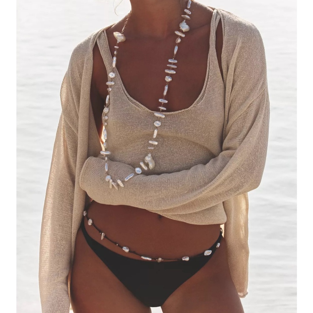 Zara two Pearl Belts